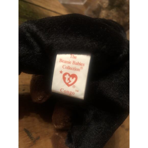 RARE TY RETIRED BEANIE BABY CONGO 1996 TAG ERRORS - Picture 6 of 8